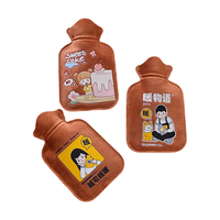 访客热水袋电热水袋暖水袋注水大姨妈热敷暖肚子暖手宝防爆热水袋 热水袋【橙色sweet】