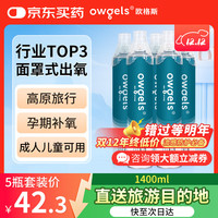 欧格斯 氧气瓶便携式 1400ml*5瓶