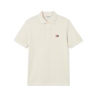 LACOSTE 男装短袖卡通鳄鱼休闲舒适Polo衫 XFJ/奶油白 5 /180