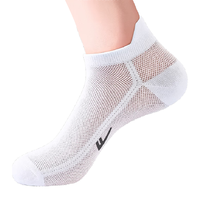 回力袜子女精梳棉袜子女士短袜夏季薄款运动袜夏天透气不掉跟船袜6双 白色 6双