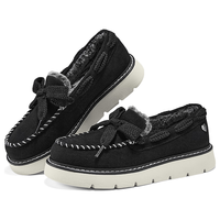 斯凯奇(Skechers)女士休闲乐福鞋114765 黑色/BLK 38