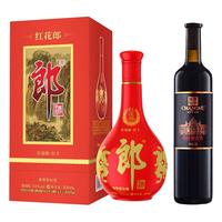 LANGJIU/郎酒 白酒葡萄酒组合  礼盒装 酱香型 1250mL 53%vol