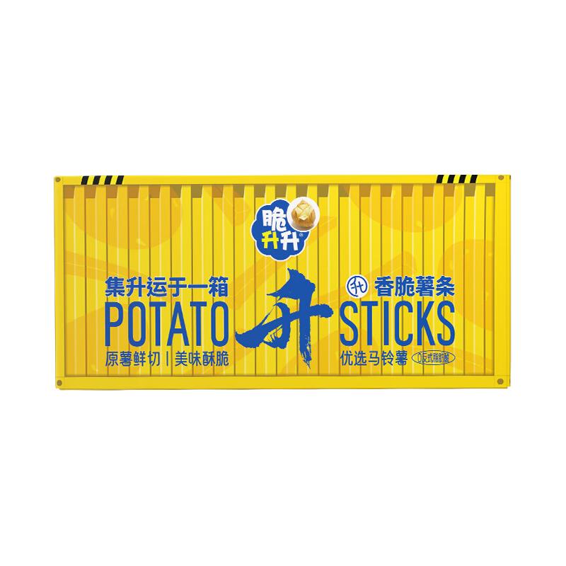 脆升升242g集装箱礼盒经典蜂蜜薯条一箱升运露营零食小吃箱装 一箱升运礼盒242g