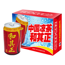和其正 草本植物清凉茶饮料310ml*24罐