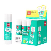 得力（deli）固体胶水胶棒高粘度PVP强力型PVA大容量无甲醛配方儿童幼儿园手工胶财务办公用品 PVA持久保湿【21g 4支散装】7102