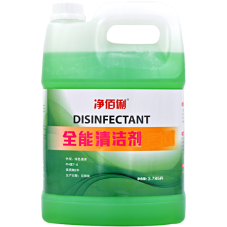 净佰俐 3.785升 全能清洁剂 污渍清洁剂 地面桌面 洗地机用多用途全能水