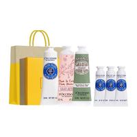 欧舒丹 白色薰衣草/甜扁桃/玫瑰手霜礼盒补水保湿