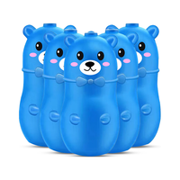 OVDL小蓝熊洁厕剂180g*5瓶装 马桶水箱除垢去渍去异味洁厕灵洁厕液 【超值五瓶装】小蓝熊洁厕剂