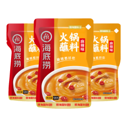海底捞 麻辣味火锅蘸料120g*3[临期]