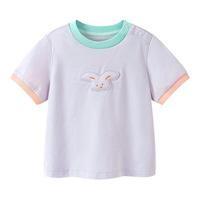 迷你巴拉巴拉 儿童短袖T恤夏季宝宝亲肤洋气透气上衣
