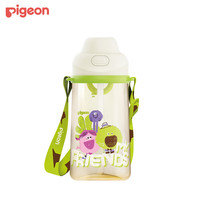 贝亲 儿童水杯 PPSU简单杯直饮吸管双饮口吸管杯小话痨吸管杯 500ml
