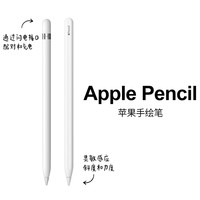 Apple/苹果 Pencil Pro 适用于iPad Air/iPad Pro平板绘画 手写笔 USB-C 电容压感笔Pencil2