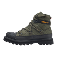 CAT卡特马丁靴工装靴男女同款鞋靴23NC联名南极探险户外防滑短靴 卡其绿+黑色 41