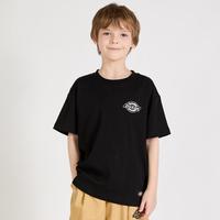 Dickies 儿童夏季短袖T恤男童女童经典小log简洁T恤帝客中大童装