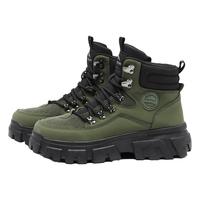 雪中飞 25秋冬季厚底工装靴休闲马丁靴山系风户外男靴子男