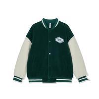 乔丹 运动外套男士秋冬保暖宽松潮流拼色潮流棒球服针织开衫外套