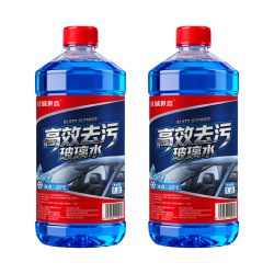 长城世喜 汽车防冻玻璃水-25度1.8L*2瓶强力去污油膜虫胶鸟屎通透四季通用