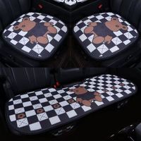 登进 四季新款 汽车亚麻座垫 防滑透气四季通用 吉利博越帝豪缤瑞零跑C10