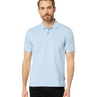 HUGO BOSS 男式 Pallas 短袖 Polo 衫 蓝色（Dusty） 中号