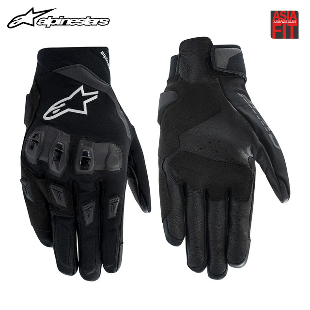 Alpinestars A星 SPX3 摩托车骑行手套 黑白 S