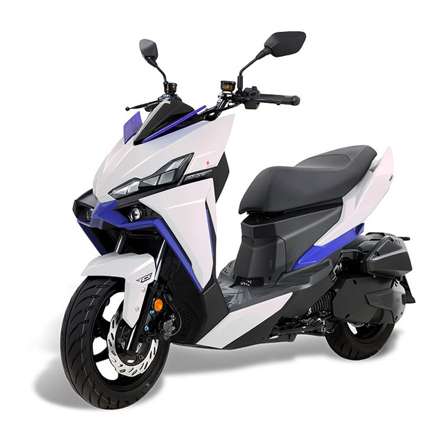 三阳 DRG BT 二代 迷雾白 摩托车