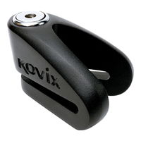 KOVIX KVC1碟刹锁摩托车不锈钢防盗锁小牛电动车碟锁电瓶车盘锁防撬 BK