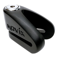 KOVIX KVC1碟刹锁摩托车不锈钢防盗锁小牛电动车碟锁电瓶车盘锁防撬 BK