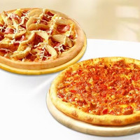 达美乐 招牌人气双比萨套餐兑换券·1张
