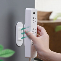 快勤 无痕自粘式排插固定器  8个装