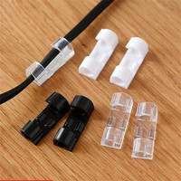 快勤 家用免打孔自粘墙面理线器  100只装