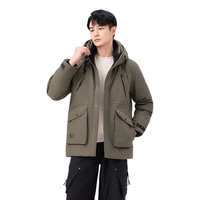 雪中飞 男士羽绒服 军绿 3XL 190/104A