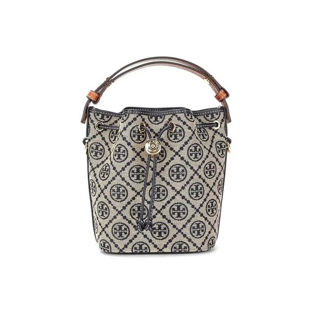 移动端：TORY BURCH TMonogram水桶包女款迷你166415-405