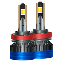 雪莱特（Cnlight）汽车led大灯H11车灯泡激光大灯无损装超亮汽车灯远光灯近光灯一对 X9【110w】增亮850%