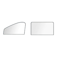 九乘 汽车窗帘遮阳帘车载侧车窗防晒车帘私密磁吸式遮光帘 钛银四件套