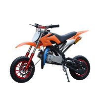 朗创 49cc 迷你摩托车 两冲程 小越野车 燃油款 桔色