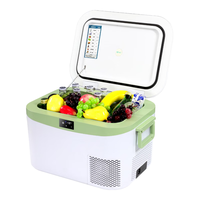 冰记 2024新款车载冰箱车家两用12v24v220v压缩机制冷户外小型冰箱