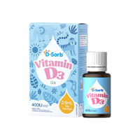 D-Sorb 滴适宝 维生素d3滴剂400IUvd3加拿大液体vd儿童D3滴剂2.8ml