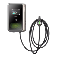 普诺得香港版欧标台湾版美标21KW奔驰EQA250 EQB新能源充电桩枪器澳门东南亚 固定大屏幕220V-7KW充电桩 欧标