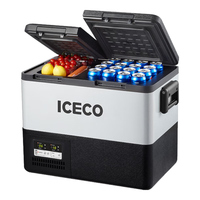 ICECO车载冰箱45L双温双控双开门车家两用12V24v220V通用-M45T