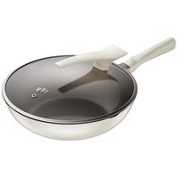 九阳不粘锅平底锅煎锅家用炒菜电磁炉0氟陶瓷煎炒牛排烙饼钛锅炊