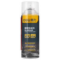 deli 得力 螺栓松动剂车用清洁剂汽车摩托车门锁螺丝螺母除锈润滑剂450mL