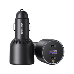 绿联 CD293-90413 多口车载充电器 1A2C 130W