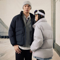 Levi's李维斯25年秋冬美式休闲都市通勤简约立领羽绒服 黑色