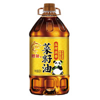 鲤鱼压榨浓香菜籽油5L大桶装非转基因食用油纯菜油家用商用