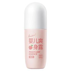 润本 桃叶精华系列 婴儿走珠爽身露