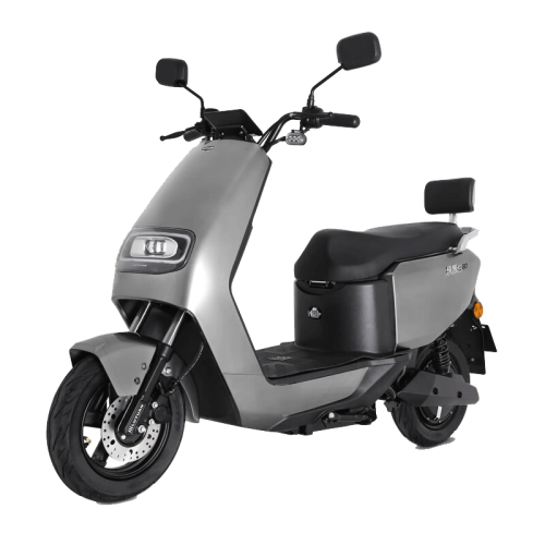 绿源 电动车 成人S20高速电动摩托车72V20A铅酸电池长续航代步外卖男女电瓶车 魅影灰