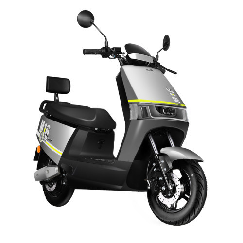 五羊 M16电动车72V石墨烯电池NFC解锁电动车电摩男女时尚大功率电动踏板车 60V22ah石墨烯黑金电池-标配/爬坡电机 灰色/NFC智能启动/前后碟刹-靠背款