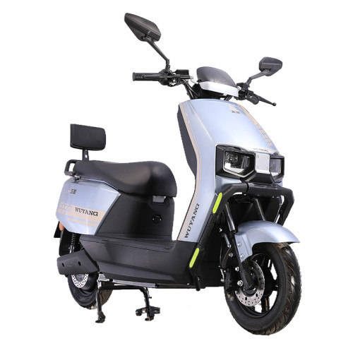 五羊 苍穹电动车72V石墨烯电池超长续航成人电动摩托车高速大功率电摩 60V22ah石墨烯黑金电池-标配/爬坡电机 星光银/NFC智能启动/前后碟刹-靠背款