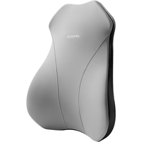 乔氏(Qiaoshi)汽车腰靠旅行护腰头枕车用座椅腰托办公室人体工学护枕 腰靠 灰色 护腰靠-灰色●持久护腰