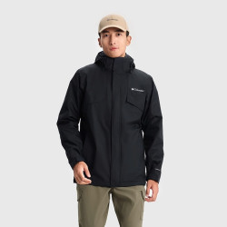 Columbia 男女同款银点三合一冲锋衣 XE9099